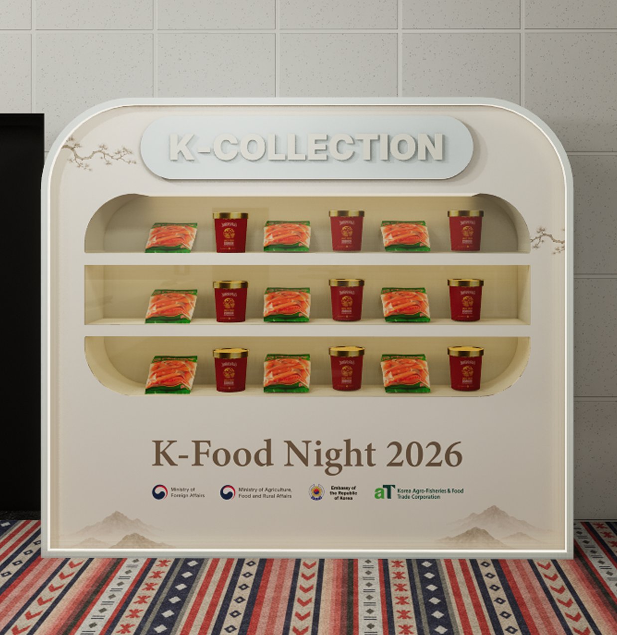 Render of the K-Collection display unit
