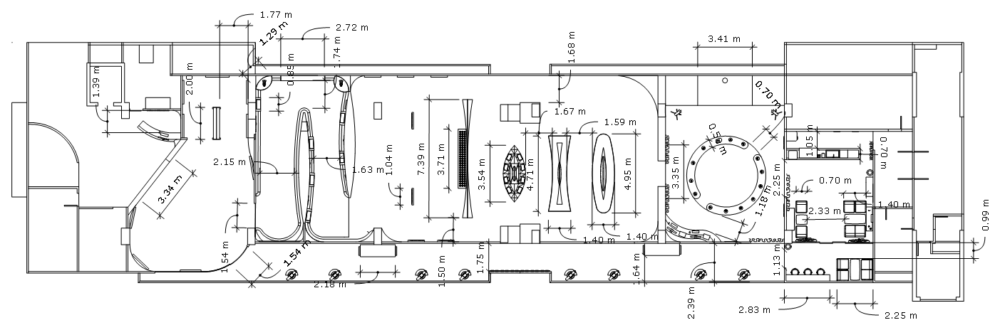 Fixture-level dimensioned plan