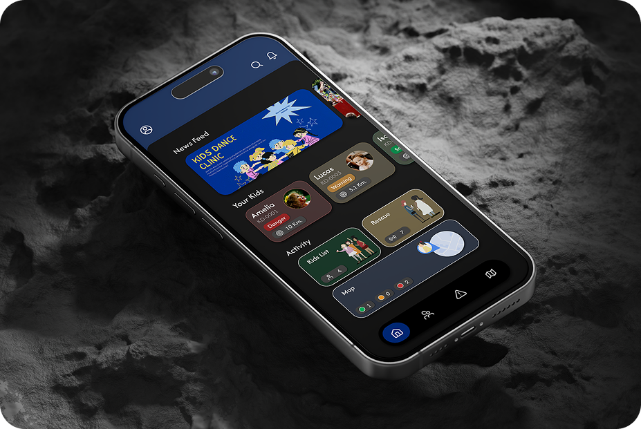 Dark mode home screen