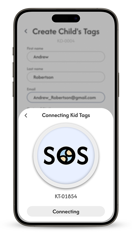 Connecting child's tag