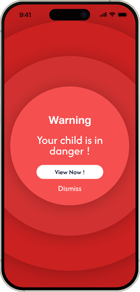 Danger warning alert