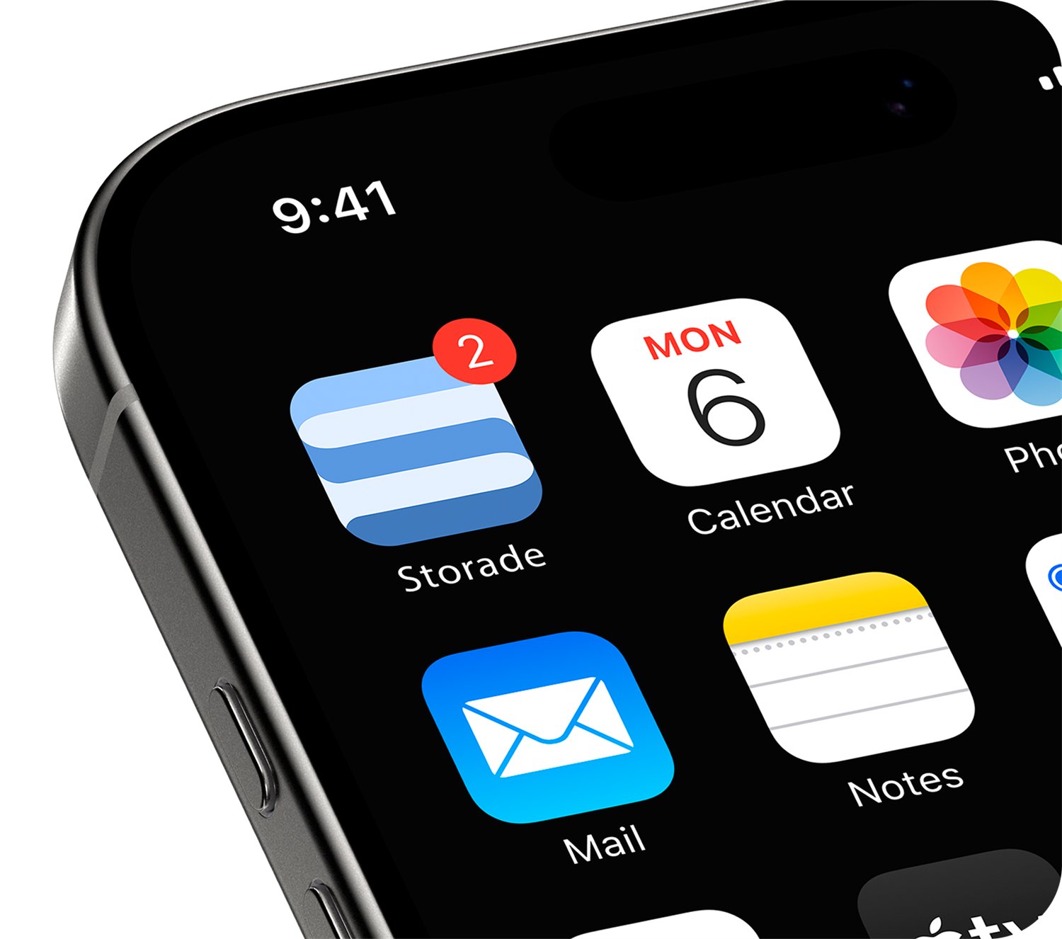 Storade app icon on a home screen