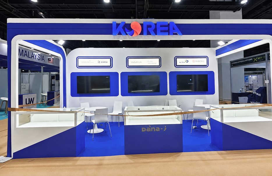 The built Korea booth at WHX Thailand 2026